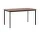 Jídelní stůl Drip HW115, black/lacquered walnut