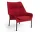Křeslo O2, soft red textile