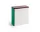 Plechová dóza Tin Container X-Large, off-white, burgundy and green