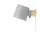 Nástěnná lampa Rise, grey