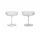Skleničky Ripple Champagne Saucer set 2ks, clear