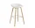Barová stolička AAS 32 High Lacquered Oak Veneer, white
