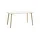 Stůl CPH Deux 210 L140, pearl white/beech