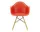 Židle Eames DAW, poppy red