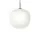 Závěsné svítidlo Rime Ø45, opal/black