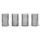 Sklenice Ripple Verrines set 4ks, smoked grey