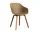 Židle AAC 222 Lacquered Walnut Veneer, clay