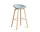 Barová stolička AAS 32 High Lacquered Oak Veneer, slate blue