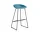 Barová stolička AAS 38 High Black Powder Coated Steel, azure blue