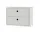 Noční stolek String Bedroom A, white/white