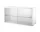 Skříňka Display Cabinet with Sliding Doors, white