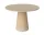 Jídelní stůl Piro Ø125 cm, white pigmented oiled oak