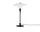 Stolní lampa PH 3/2, black metallised