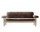 Pohovka Brasilia, Sheepskin sahara/natural oak