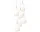 Závěsné svítidlo Anoli 6, nordic gold/opal