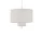 Závěsná lampa Margin Ø50, white canvas