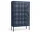 Komoda Perforated Cabinet Floor Large, steel blue