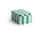 Plechová dóza Tin Container Small, green and off-white