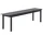 Lavice Linear Steel Bench 170 cm, black