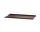 Police String Metal Shelf Low Edge 58 x 30, dark brown