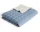 Pléd Mega Dot Organic 260x260, dusty blue