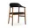 Židle Herit Armchair Smoked Oak, black