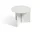 Stolek Slit Round Side, white