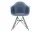 Židle Eames DAR, sea blue