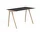 Stůl Copenhague CPH 90, water-based lacquered oak/black linoleum