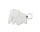 Přívěsek na klíče Elephant, snow