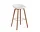 Barová stolička AAS 32 High Lacquered Walnut Veneer, white