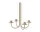 Svícen Sway Candelabra, cashmere