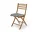 Podsedák Selandia Chair, light apricot / dark green stripe