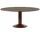 Stůl Midst Ø160, dark oak/dark red