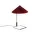 Stolní lampa Matin 300, polished brass / oxide red