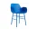 Židle Form s područkami Steel, bright blue