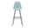 Barová židle Eames Plastic High, ice grey
