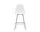 Barová židle Eames Plastic Low, white/chrome