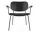Křeslo Co Lounge Chair, black oak/Re-wool 0198