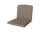 Textilní polstrování pro jídelní židli Patio, dark beige