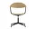 Kancelářská židle Mynt Plywood, natural oak/black