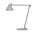 Stolní lampa NJP, light aluminium grey