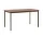 Jídelní stůl Drip HW115, bronzed/lacquered walnut