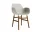 Židle Form s područkami Walnut, light grey