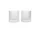 Sklenice na vodu Ripple Tumbler set 2 ks, frosted