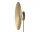 Nástěnná lampa Reflection, brass lacquered aluminium