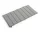 Skládací textilní podsedák Terrazza, grey bold stripe
