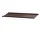 Police String Metal Shelf Low Edge 78 x 30, dark brown