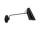Nástěnná lampa Birdy Swing, all black