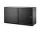 Komoda String Cabinet With Sliding Doors 78 x 30, black ash